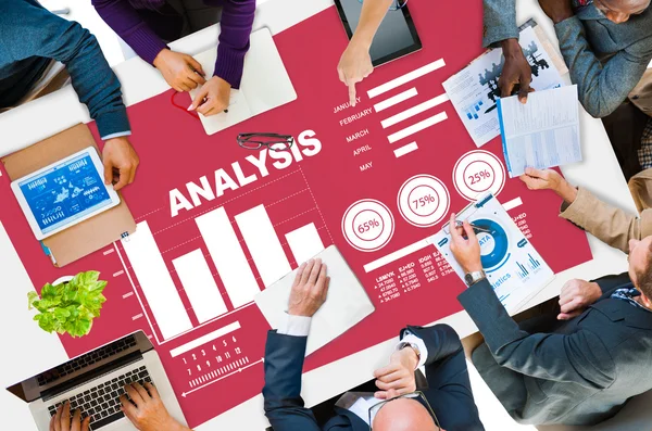 Analysis Data Information Concept — Stock Photo, Image