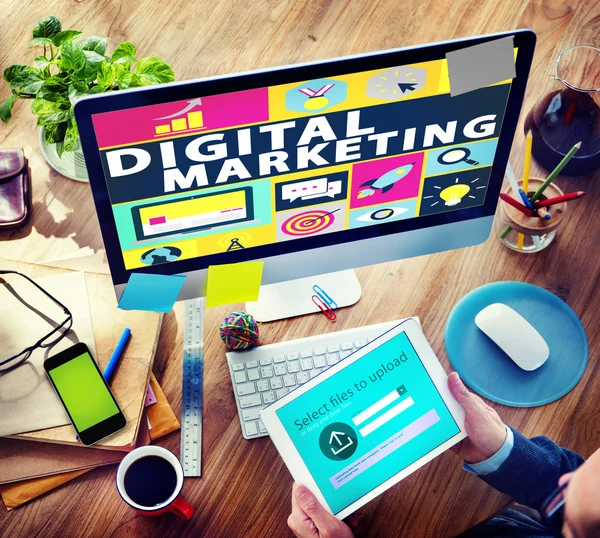 Concetto di marketing digitale — Foto Stock