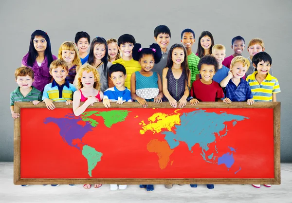 Adorable smiling kids — Stock Photo, Image