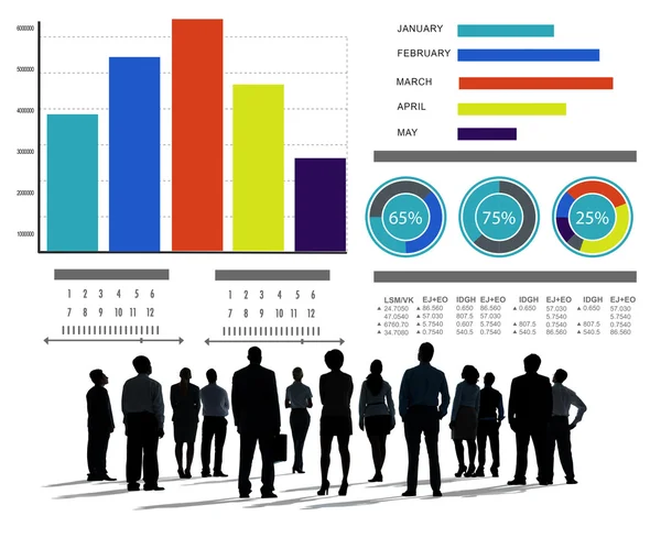 Groupe de travailleurs d'entreprise — Photo