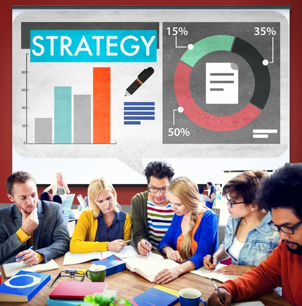 Estratégia de Marketing Branding — Fotografia de Stock
