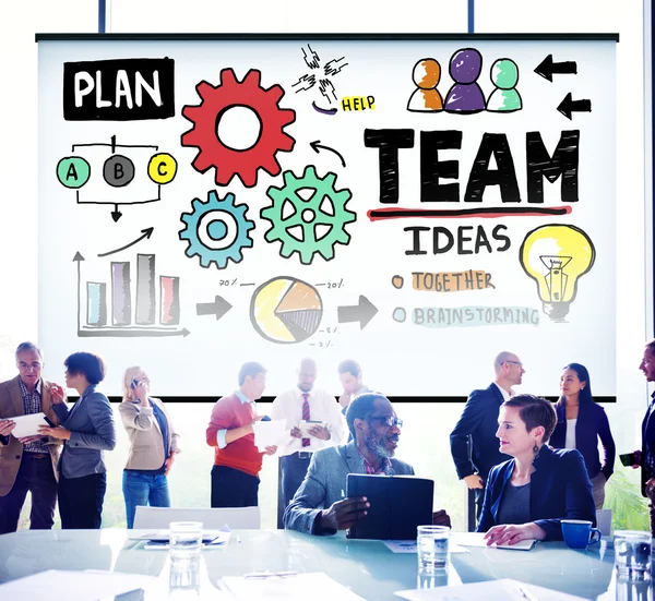 Zakenmensen en teamwork concept — Stockfoto