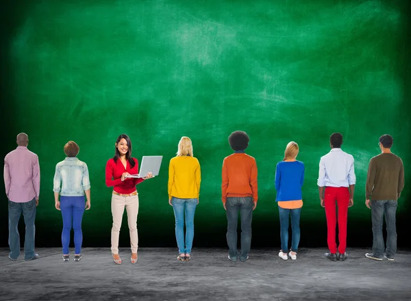 Different People, Unique Team Concept — Stock Photo, Image