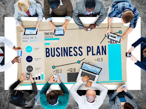 Business Plan Strategy Concept — Stock Photo, Image