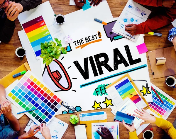 Viral marketing koncept — Stockfoto