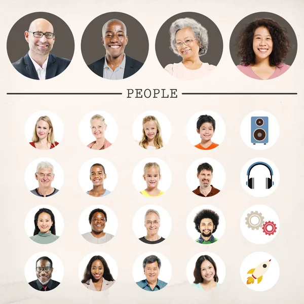 Diversidad de las personas Concepto comunitario —  Fotos de Stock