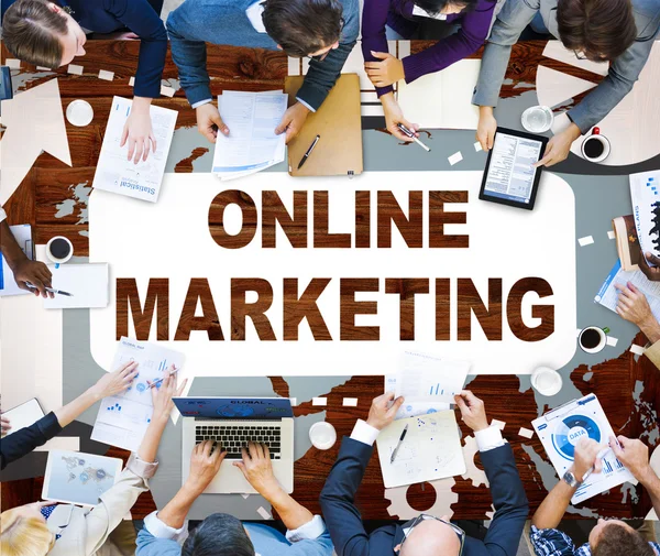Conceito de Marketing Online — Fotografia de Stock