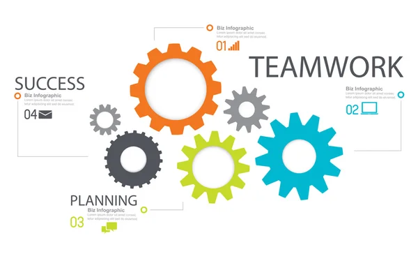 Teamwork Team Partnership Concept — Stock Photo, Image