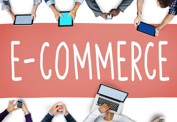 E-commerce Digital Marketing Concept — Stock Photo, Image
