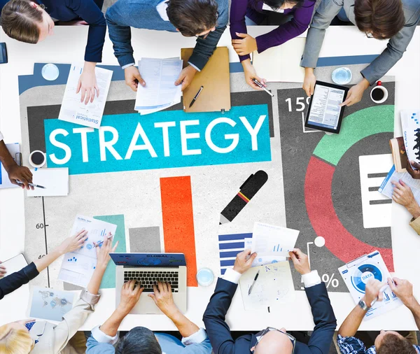 Strategieplan-Konzept — Stockfoto