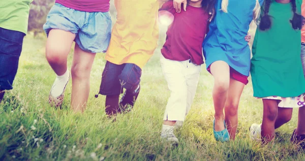 Unidad y amistad de los niños — Foto de Stock