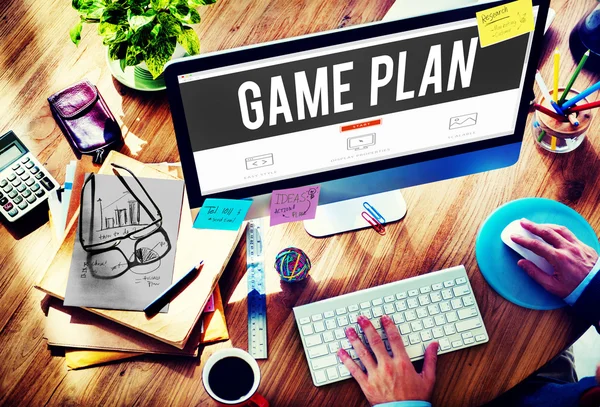 Game Plan Strategy Tactic — Stock Photo, Image