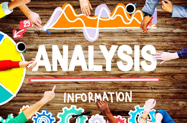 Análisis Concepto de información de datos — Foto de Stock