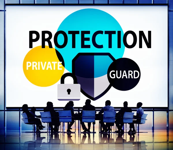 Conceito de Privacidade de Proteção de Segurança — Fotografia de Stock