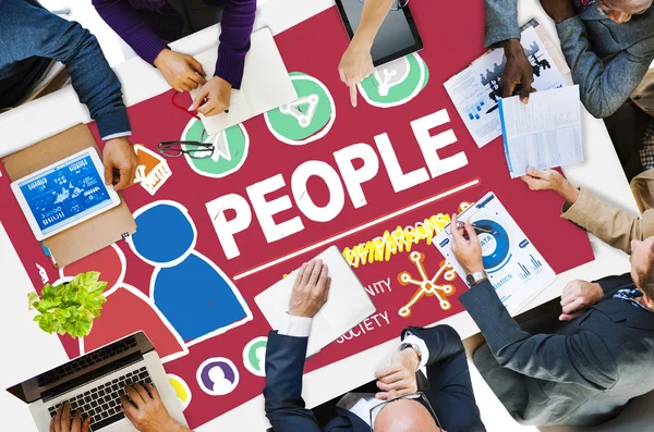 People Community Concept — Stock Photo, Image