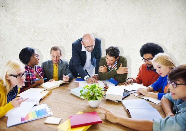 Connessione aziendale, Concetto di discussione — Foto Stock