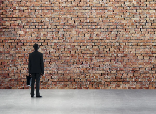 Businessman Standing and Looking — Stock Photo, Image