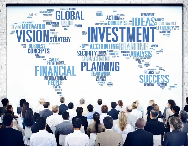 Discusión de empresarios Planificación empresarial — Foto de Stock