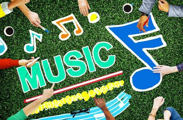 Musica, Intrattenimento Media Concept — Foto Stock