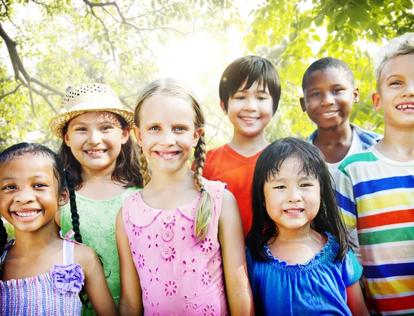 Niños Amistad, Concepto de Felicidad —  Fotos de Stock