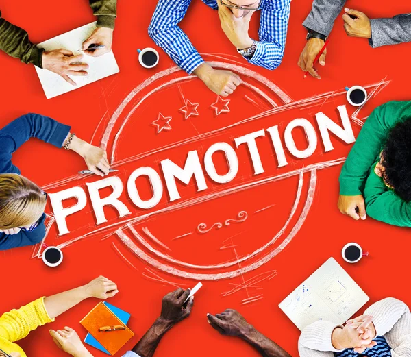 Concept de marque Marketing promotion — Photo