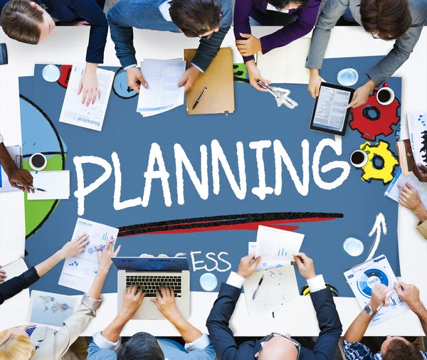 Planering strategi Mission koncept — Stockfoto