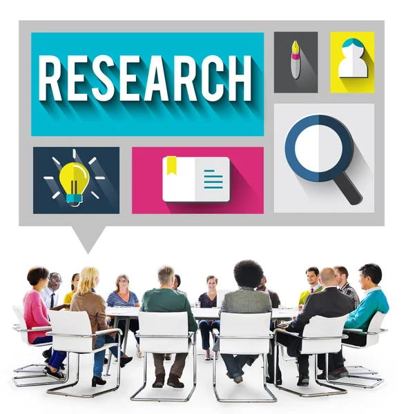 Research Inforamtion, Knowledge Education Concept — Stock Photo, Image