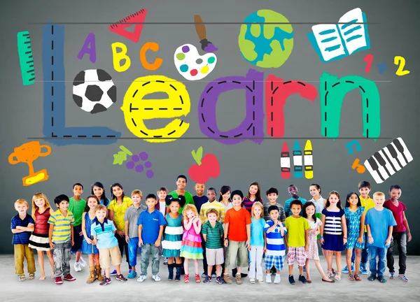 Adorable smiling kids — Stock Photo, Image