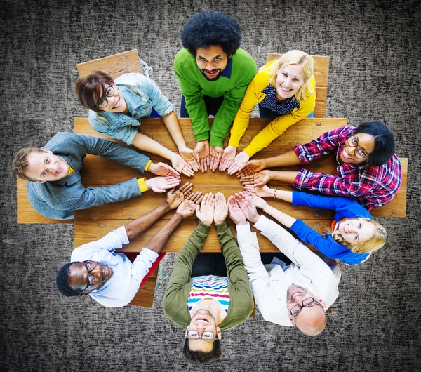 Diversidade Pessoas Conceito de caridade — Fotografia de Stock