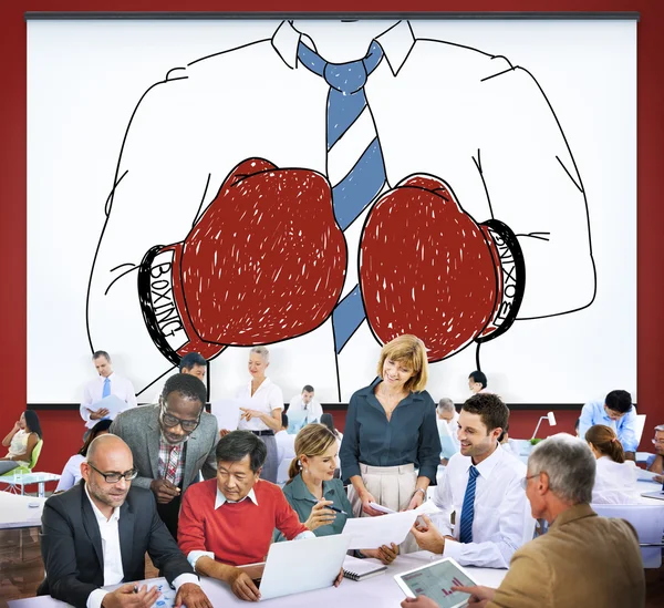 Business people working in office — Stock Photo, Image