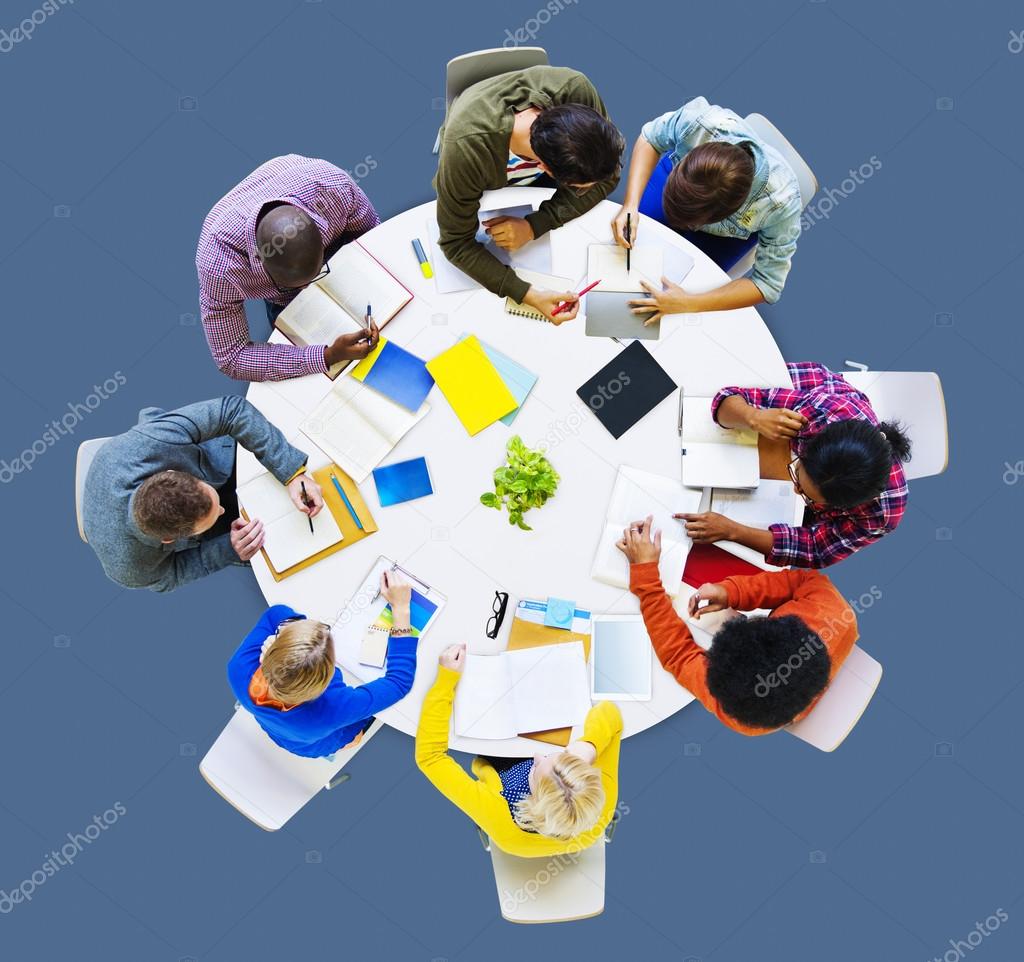 Group of Diverse People Working in a Team