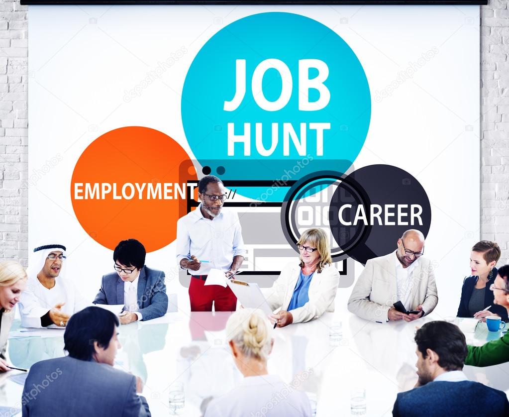 Job Hunt Employment Career Concept