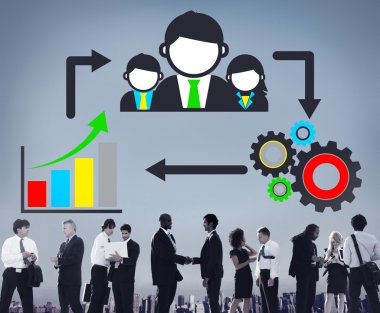 Şirket toplantısı iş adamları 