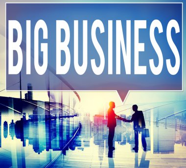 Büyük iş rekabet kapitalizm şirket kavramı