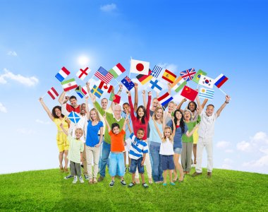 çeşitlilik insanlar birlikte ayakta