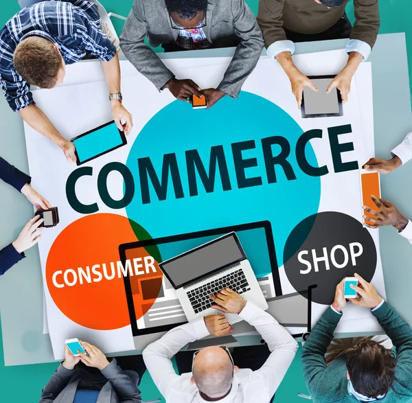 Comercio Compras, Concepto de Marketing — Foto de Stock