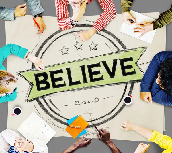 Believe Hope, Religion Worship Concept — Stock Photo, Image