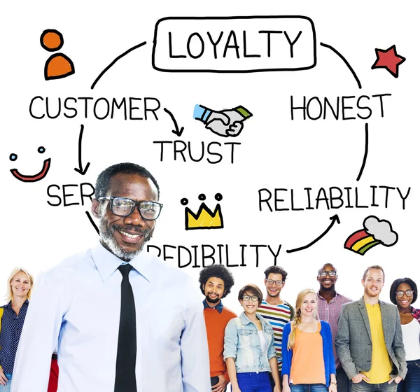 Diversity People and Customer Service Concept — Stock Photo, Image