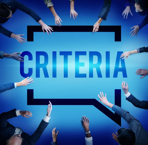 Criteri di controllo Linee guida — Foto Stock