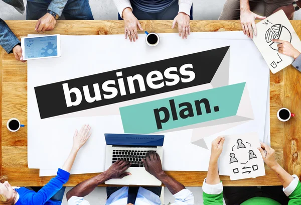 Business Plan Strategy Meeting Concept — Stockfoto