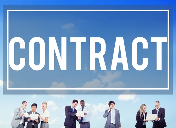Contratto Occupazione giuridica Partnership Deal Concept — Foto Stock