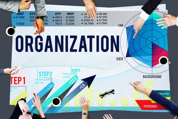 Affärsmän och organisation koncept — Stockfoto