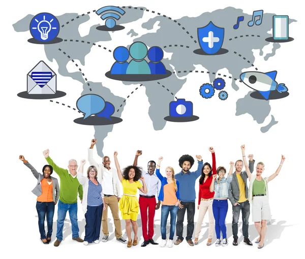 Wereldwijde communicatie concept — Stockfoto