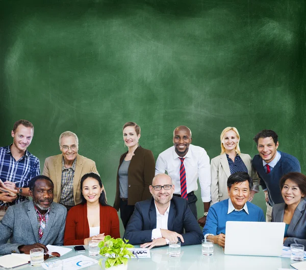 Adult Group of People Smiling — Stock Photo, Image