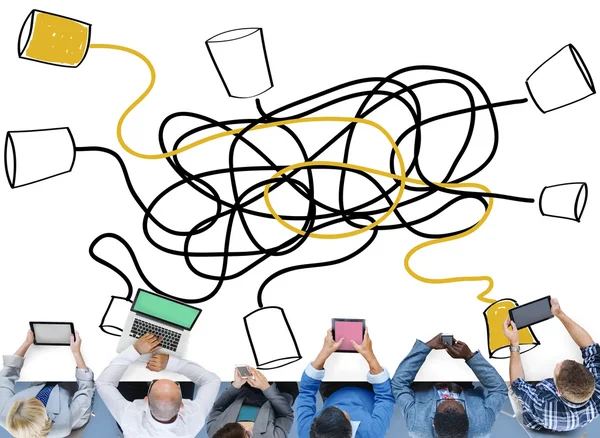 İletişim telekomünikasyon bağlantı kavramı