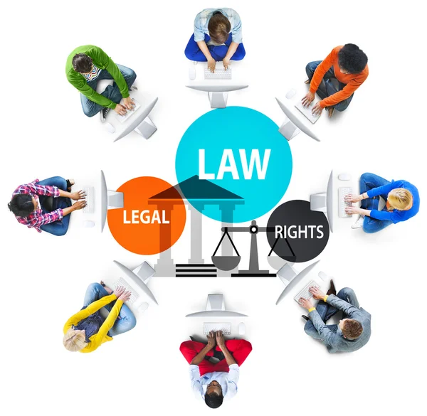 Zákon zákonných práv koncept — Stock fotografie