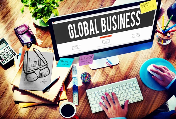 Marketing de negócios global — Fotografia de Stock