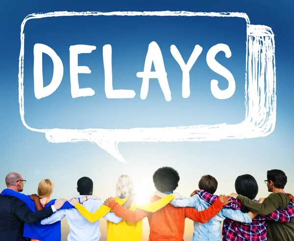 Delays Layover Retain Concept — Stock Photo, Image