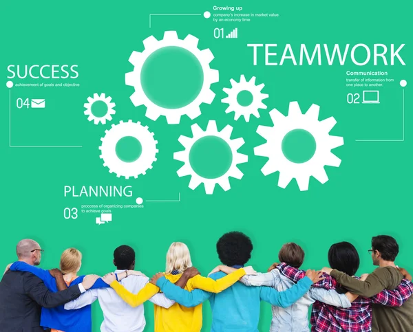 Groep mensen en Teamwork — Stockfoto