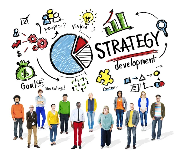 Strategy Development Business Concept — Stock Photo, Image